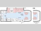 Floorplan - 2016 Winnebago View 24M