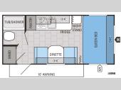 Floorplan - 2016 Jayco Jay Flight SLX 185RB