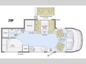Floorplan - 2016 Winnebago Via 25P