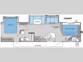 Floorplan - 2016 Jayco White Hawk 33BHBS