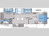 Floorplan - 2016 Jayco Eagle 324BHTS