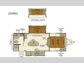 Floorplan - 2016 EverGreen RV Ever-Lite 232RBS