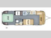 Floorplan - 2016 Airstream RV International Signature 28