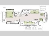 Floorplan - 2016 Tiffin Motorhomes Phaeton 36 GH