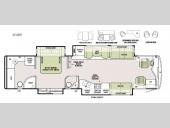 Floorplan - 2016 Tiffin Motorhomes Phaeton 40 QBH