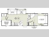 Floorplan - 2007 Fleetwood RV Wilderness 2952BS