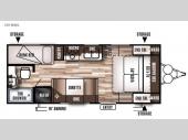 Floorplan - 2016 Forest River RV Wildwood X-Lite 201BHXL