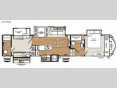 Floorplan - 2016 Forest River RV Sierra 381RBOK