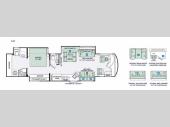 Floorplan - 2016 Thor Motor Coach Venetian A40