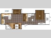 Floorplan - 2016 Prime Time RV LaCrosse 337RKT