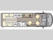 Floorplan - 2016 Coachmen RV Galleria 24TT