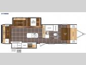 Floorplan - 2016 Prime Time RV Tracer 3175RSD