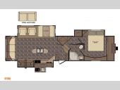 Floorplan - 2016 CrossRoads RV Sunset Trail Grand Reserve SF33RL
