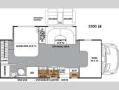 Floorplan - 2016 Coachmen RV Prism 2200 LE