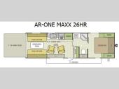 Floorplan - 2016 Starcraft AR-ONE MAXX 26HR