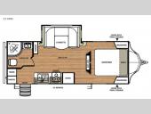Floorplan - 2016 Forest River RV Vibe 221RBS