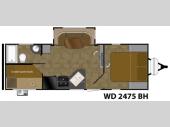Floorplan - 2016 Heartland Wilderness 2475BH