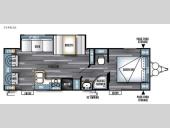 Floorplan - 2016 Forest River RV Salem Cruise Lite 254RLXL