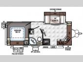 Floorplan - 2016 Forest River RV Flagstaff Micro Lite 25FKS
