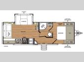 Floorplan - 2016 Forest River RV Salem Hemisphere Hyper-Lite 24RLS