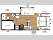 Floorplan - 2016 Forest River RV Salem Hemisphere Hyper-Lyte 27BH