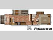 Floorplan - 2016 Grand Design Reflection 30BH