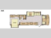 Floorplan - 2016 Fleetwood RV Flair 31B