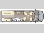 Floorplan - 2016 Coachmen RV Galleria 24TQ