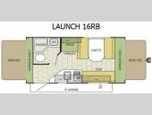 Floorplan - 2017 Starcraft Launch 16RB