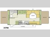 Floorplan - 2017 Starcraft Travel Star 207RB