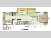 Floorplan - 2017 Starcraft Travel Star 309BHS