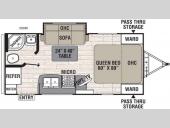 Floorplan - 2017 Coachmen RV Freedom Express 192RBS