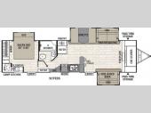 Floorplan - 2017 Coachmen RV Freedom Express 321FEDS