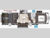 Floorplan - 2017 Grand Design Momentum M-Class 348M