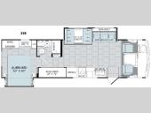Floorplan - 2016 Holiday Rambler Admiral XE 31B