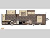 Floorplan - 2017 CrossRoads RV Z 1 ZT328SB