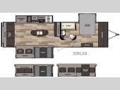 Floorplan - 2016 Winnebago Industries Towables Instinct 31RLSS