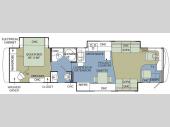 Floorplan - 2007 Holiday Rambler Endeavor 40 PET