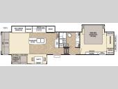 Floorplan - 2017 Forest River RV Cedar Creek Champagne Edition 38EL