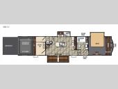 Floorplan - 2017 Forest River RV Vengeance Touring Edition 38L12