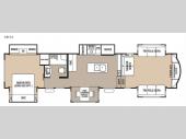 Floorplan - 2017 Forest River RV Cedar Creek Hathaway Edition 38FL6