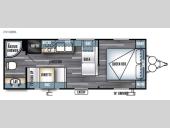 Floorplan - 2016 Forest River RV Salem Cruise Lite 241QBXL