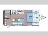 Floorplan - 2017 Dutchmen RV Coleman Lantern LT Series 16FB