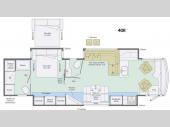 Floorplan - 2017 Winnebago Journey 40R