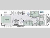 Floorplan - 2017 Thor Motor Coach Palazzo 33.2