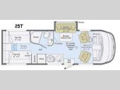 Floorplan - 2017 Winnebago Via 25T