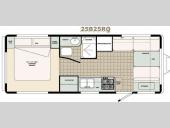 Floorplan - 2017 Bigfoot Industries Bigfoot 2500 Series Travel Trailer 25B25RQ
