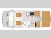 Floorplan - 2017 Pleasure-Way Ascent Ascent