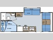 Floorplan - 2007 Gulf Stream RV Streamlite 22SS