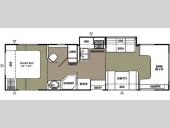 Floorplan - 2007 Coachmen RV Leprechaun 317 KS